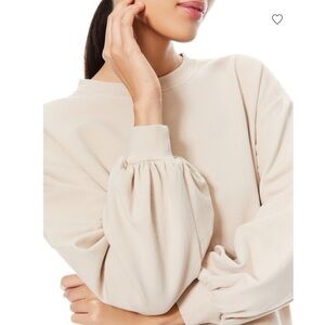 Alice + Olivia light tan sweatshirt small